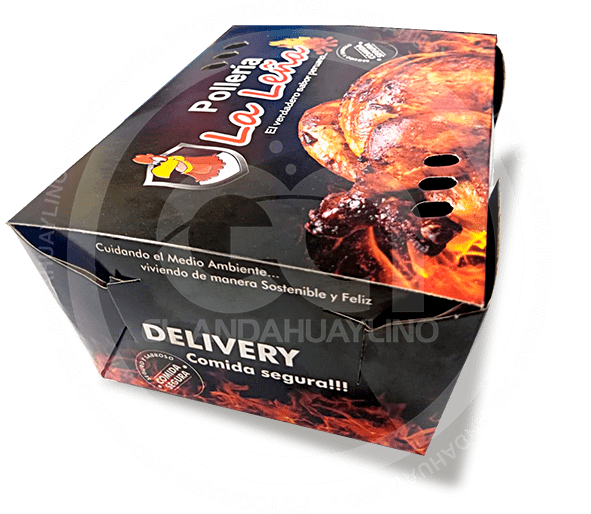Cajas para pollo a la brasa y polleria en Lima - Delivery