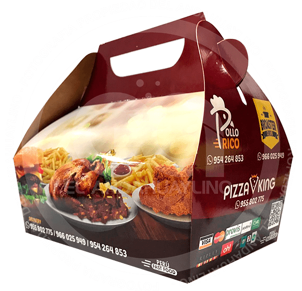 Cajas para pollo a la brasa y polleria en Lima - Delivery