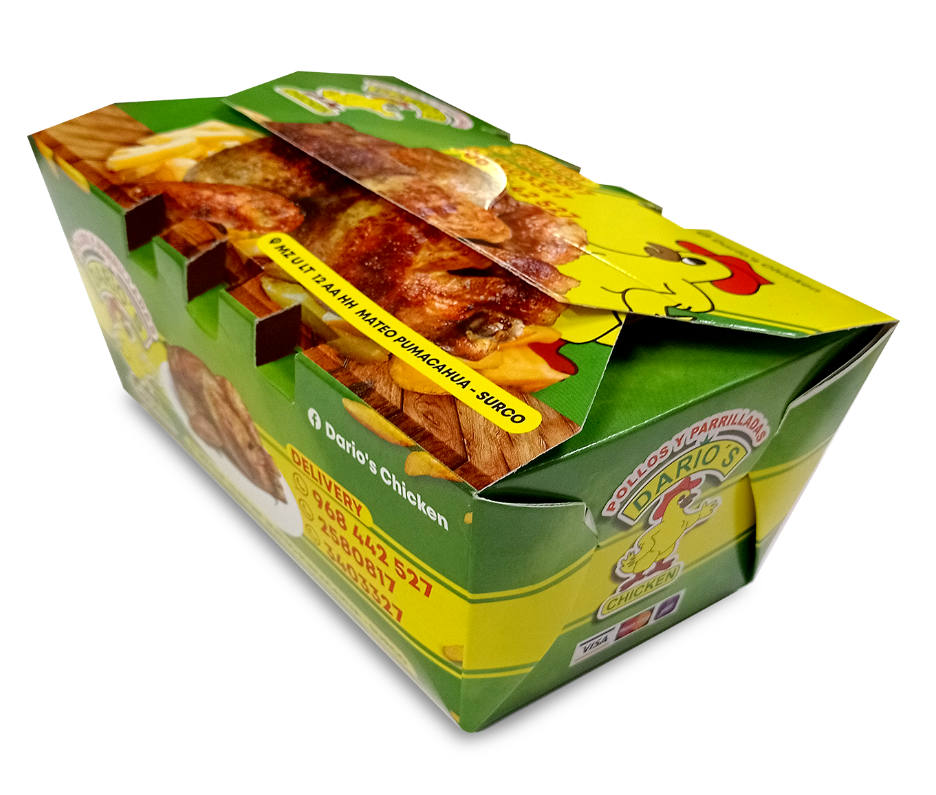 Cajas para pollo a la brasa y polleria en Lima - Delivery